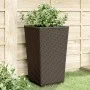 Blumentöpfe 2 Stück PP braun 32,5x32,5x57 cm von vidaXL, Töpfe und Pflanzgefäße - Ref: Foro24-367850, Preis: 65,39 €, Rabatt: %