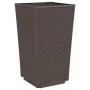 Blumentöpfe 2 Stück PP braun 32,5x32,5x57 cm von vidaXL, Töpfe und Pflanzgefäße - Ref: Foro24-367850, Preis: 65,39 €, Rabatt: %