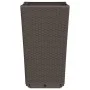 Jardineras 2 unidades PP marrón 32,5x32,5x57 cm by vidaXL, Pots and planters - Ref: Foro24-367850, Price: 65,39 €, Discount: %