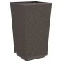 Blumentöpfe 2 Stück PP braun 32,5x32,5x57 cm von vidaXL, Töpfe und Pflanzgefäße - Ref: Foro24-367850, Preis: 65,39 €, Rabatt: %