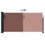 Braune seitliche ausziehbare Markise 100x500 cm. von vidaXL, Sonnenschirme - Ref: Foro24-4004389, Preis: 81,75 €, Rabatt: %