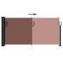 Braune seitliche ausziehbare Markise 100x500 cm. von vidaXL, Sonnenschirme - Ref: Foro24-4004389, Preis: 76,33 €, Rabatt: %