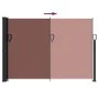 Toldo lateral retráctil marrón 140x500 cm by vidaXL, Umbrellas - Ref: Foro24-4004419, Price: 102,03 €, Discount: %