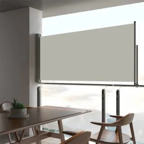 Retractable cream side garden awning 60x300 cm by vidaXL, Umbrellas - Ref: Foro24-48353, Price: 50,72 €, Discount: %