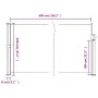 Toldo lateral retráctil rojo 120x600 cm by vidaXL, Umbrellas - Ref: Foro24-4004492, Price: 87,97 €, Discount: %