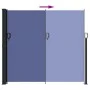 Toldo lateral retráctil azul 180x600 cm de vidaXL, Sombrillas - Ref: Foro24-4004536, Precio: 134,98 €, Descuento: %