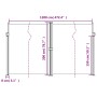 Toldo lateral retráctil crema 200x1200 cm by vidaXL, Umbrellas - Ref: Foro24-4004850, Price: 173,73 €, Discount: %