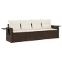 Set de sofás de jardín 4 pzas y cojines ratán sintético marrón by vidaXL, Garden sets - Ref: Foro24-3252220, Price: 276,45 €,...