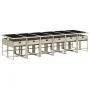 Set comedor jardín y cojines 13 pzas ratán sintético gris claro by vidaXL, Garden sets - Ref: Foro24-3211307, Price: 962,60 €...
