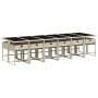 Set comedor jardín y cojines 13 pzas ratán sintético gris claro by vidaXL, Garden sets - Ref: Foro24-3211307, Price: 841,02 €...