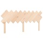 Double bed frame with solid wood headboard by vidaXL, Beds and slatted bases - Ref: Foro24-3193481, Price: 151,26 €, Discount: %