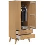 Armario OLDEN madera maciza de pino marrón 76,5x53x172 cm de vidaXL, Armarios roperos - Ref: Foro24-358594, Precio: 247,35 €,...