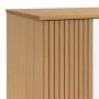 Armario OLDEN madera maciza pino blanco y marrón 76,5x53x172 cm by vidaXL, Wardrobes - Ref: Foro24-358596, Price: 251,45 €, D...