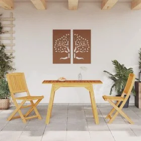 Juego de comedor de jardín 3 piezas madera maciza de acacia by vidaXL, Garden sets - Ref: Foro24-366373, Price: 121,99 €, Dis...