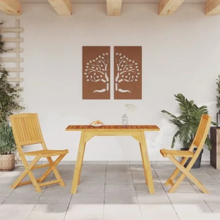 Juego de comedor de jardín 3 piezas madera maciza de acacia by vidaXL, Garden sets - Ref: Foro24-366373, Price: 123,77 €, Dis...