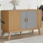 Sideboard OLDEN aus massiver Kiefer in Grau und Braun 114x43x73,5 cm von vidaXL, Sideboards - Ref: Foro24-358610, Preis: 151,...
