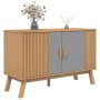 Sideboard OLDEN aus massiver Kiefer in Grau und Braun 114x43x73,5 cm von vidaXL, Sideboards - Ref: Foro24-358610, Preis: 153,...