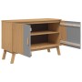 Sideboard OLDEN aus massiver Kiefer in Grau und Braun 114x43x73,5 cm von vidaXL, Sideboards - Ref: Foro24-358610, Preis: 153,...