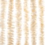 Cortina antimoscas chenilla beige y blanco 90x220 cm de vidaXL, Mosquiteras para ventanas - Ref: Foro24-377342, Precio: 62,73...