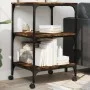 Druckerständer 3 Ebenen Eichenholz geräuchert 50x41x75 cm von vidaXL, Drucker unterstützt - Ref: Foro24-842288, Preis: 46,42 ...