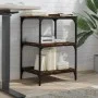Druckerständer 3 Ebenen Eichenholz geräuchert 50x41x75 cm von vidaXL, Drucker unterstützt - Ref: Foro24-842288, Preis: 46,42 ...