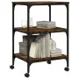 Druckerständer 3 Ebenen Eichenholz geräuchert 50x41x75 cm von vidaXL, Drucker unterstützt - Ref: Foro24-842288, Preis: 46,42 ...