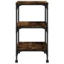 Druckerständer 3 Ebenen Eichenholz geräuchert 50x41x75 cm von vidaXL, Drucker unterstützt - Ref: Foro24-842288, Preis: 47,04 ...