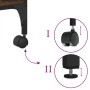 Soporte de impresora 3 niveles roble ahumado 50x41x75 cm de vidaXL, Soportes para impresoras - Ref: Foro24-842288, Precio: 46...