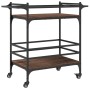 Carrito de cocina madera ingeniería marrón roble 82x40x78,5 cm by vidaXL, Kitchen and dining carts - Ref: Foro24-842365, Pric...