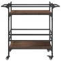 Carrito de cocina madera ingeniería marrón roble 82x40x78,5 cm by vidaXL, Kitchen and dining carts - Ref: Foro24-842365, Pric...