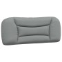 Bed frame with light gray fabric headboard 100x200 cm by vidaXL, Beds and slatted bases - Ref: Foro24-3207751, Price: 141,18 ...
