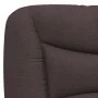 Bed frame with dark brown fabric headboard 90x200 cm by vidaXL, Beds and slatted bases - Ref: Foro24-3207747, Price: 146,53 €...