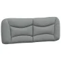 Bed frame with light gray fabric headboard 140x200 cm by vidaXL, Beds and slatted bases - Ref: Foro24-3207772, Price: 223,06 ...