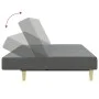 Zweiplätziges Schlafsofa mit dunkelgrauem Hocker. von vidaXL, Sofas - Ref: Foro24-3216225, Preis: 292,40 €, Rabatt: %