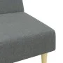 Zweiplätziges Schlafsofa mit dunkelgrauem Hocker. von vidaXL, Sofas - Ref: Foro24-3216225, Preis: 292,40 €, Rabatt: %