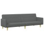 Zweiplätziges Schlafsofa mit dunkelgrauem Hocker. von vidaXL, Sofas - Ref: Foro24-3216244, Preis: 325,42 €, Rabatt: %