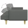 Zweiplätziges Schlafsofa mit dunkelgrauem Hocker. von vidaXL, Sofas - Ref: Foro24-3216244, Preis: 320,14 €, Rabatt: %