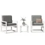 Juego de muebles de jardín 3 pzas madera maciza de pino blanco by vidaXL, Garden sets - Ref: Foro24-832553, Price: 137,82 €, ...