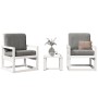 Juego de muebles de jardín 3 pzas madera maciza de pino blanco by vidaXL, Garden sets - Ref: Foro24-832553, Price: 139,14 €, ...