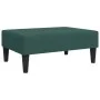 Sofá cama de 2 plazas con taburete terciopelo verde oscuro by vidaXL, Sofas - Ref: Foro24-3216238, Price: 322,67 €, Discount: %