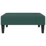 Sofá cama de 2 plazas con taburete terciopelo verde oscuro by vidaXL, Sofas - Ref: Foro24-3216238, Price: 322,67 €, Discount: %