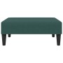 Sofá cama de 2 plazas con taburete terciopelo verde oscuro de vidaXL, Sofás - Ref: Foro24-3216238, Precio: 329,86 €, Descuent...