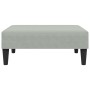 Zweiplätziges Schlafsofa mit Kissen und Hocker aus hellem grauem Samt. von vidaXL, Sofas - Ref: Foro24-3216219, Preis: 332,29...