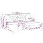Sofá cama 2 plazas con almohadas taburete terciopelo gris claro by vidaXL, Sofas - Ref: Foro24-3216219, Price: 328,33 €, Disc...