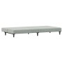 Sofá cama de 2 plazas con taburete terciopelo gris claro by vidaXL, Sofas - Ref: Foro24-3216231, Price: 286,29 €, Discount: %