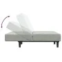 Sofá cama de 2 plazas con taburete terciopelo gris claro by vidaXL, Sofas - Ref: Foro24-3216231, Price: 282,68 €, Discount: %