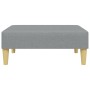 Sofá cama de 2 plazas con taburete tela gris claro by vidaXL, Sofas - Ref: Foro24-3216246, Price: 319,38 €, Discount: %