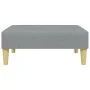 Zweiplätziges Schlafsofa mit Hocker, hellgraues Stoffpolster. von vidaXL, Sofas - Ref: Foro24-3216246, Preis: 332,40 €, Rabat...