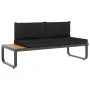 4-piece corner sofa set with WPC aluminum cushions by vidaXL, Outdoor sofas - Ref: Foro24-48654, Price: 457,27 €, Discount: %