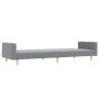 Zweiplätziges Schlafsofa mit Hocker, hellgraues Stoffpolster. von vidaXL, Sofas - Ref: Foro24-3216227, Preis: 313,51 €, Rabat...